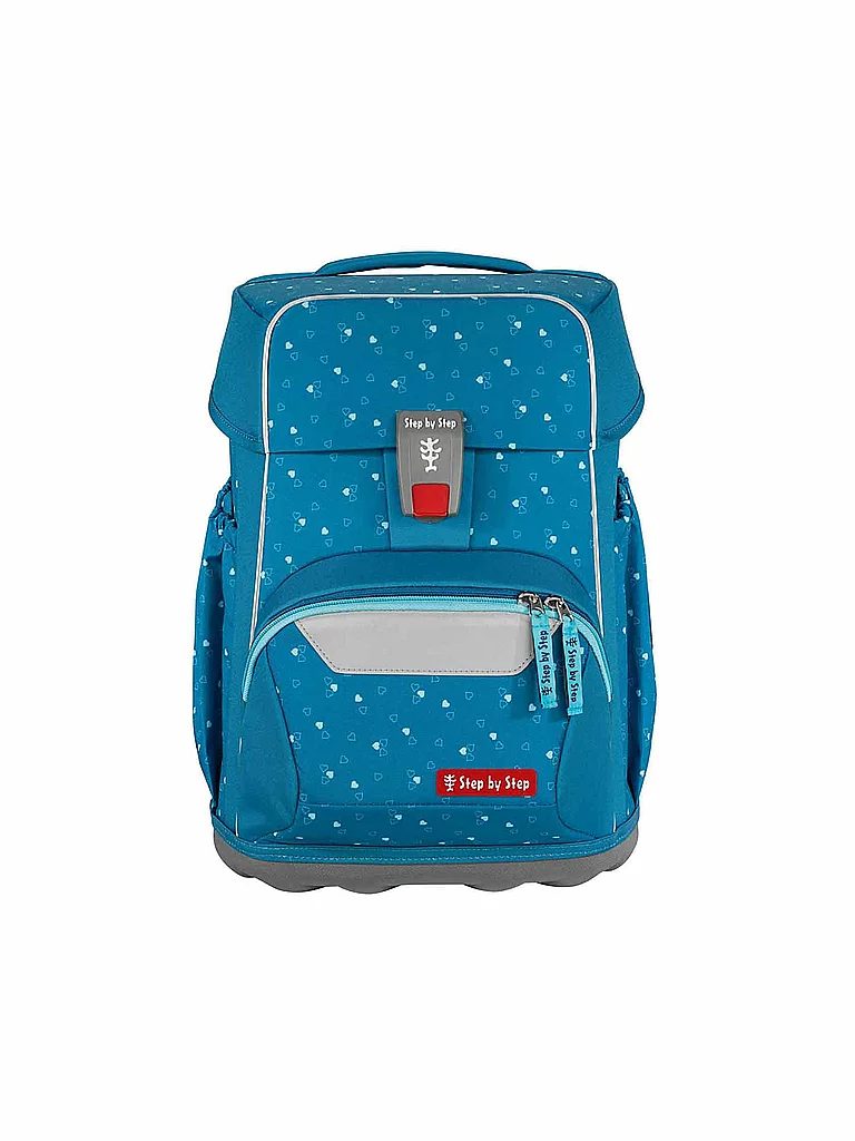 STEP BY STEP Schultaschen Set 4tlg BASIS Blue Hearts